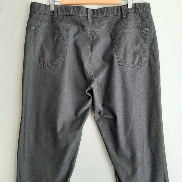REACTION Kenneth Cole Chino Regular Fit Pants Grey Men's Sz 38 - Picture 7 of 11